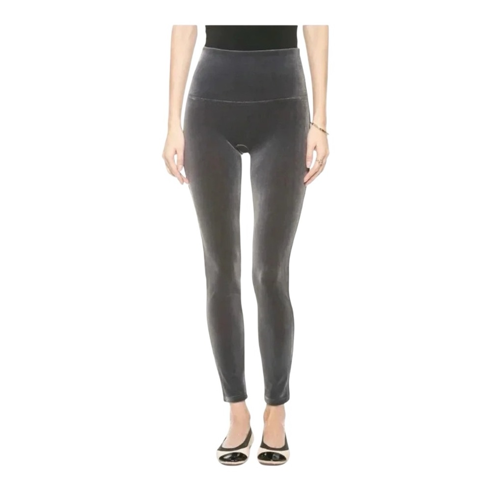 1072. SPANX‎ Gray High-Waisted Leggings